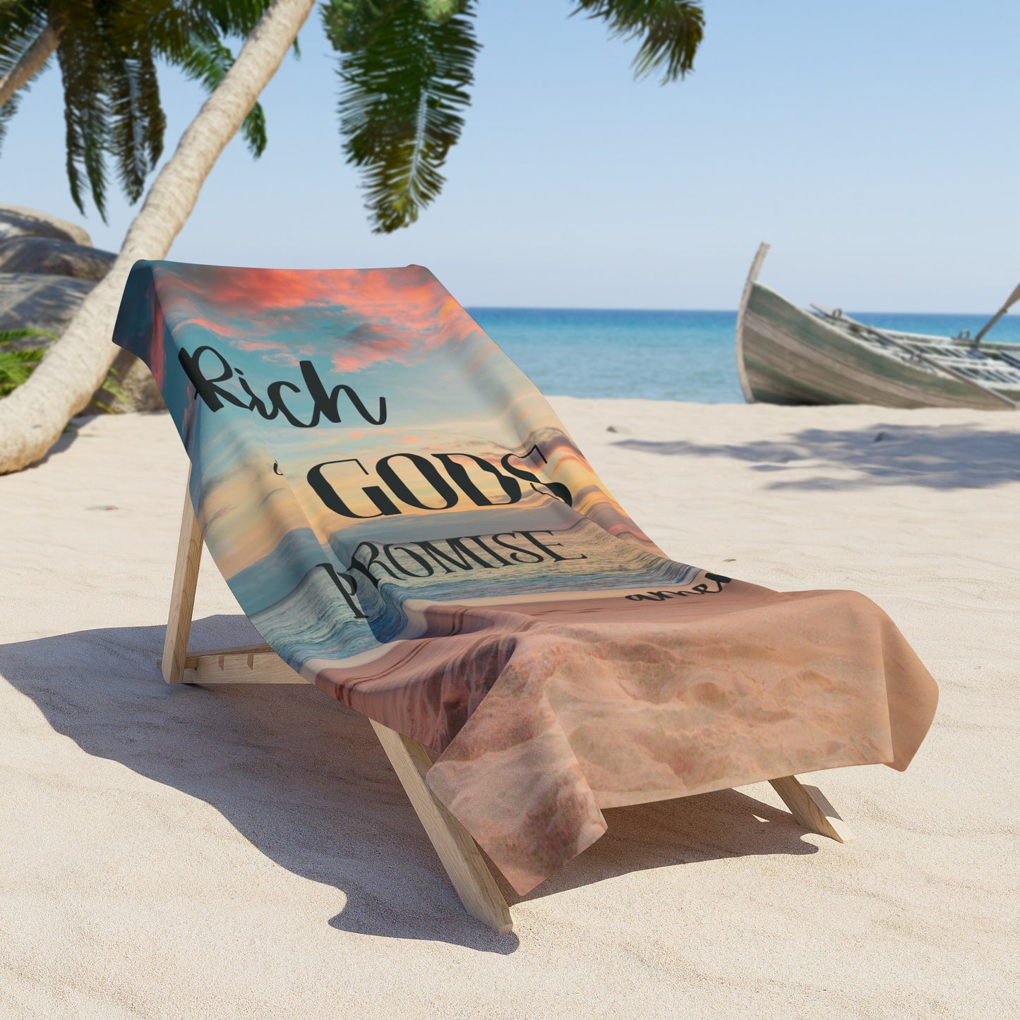Rich in God's Promise-Beach Towel