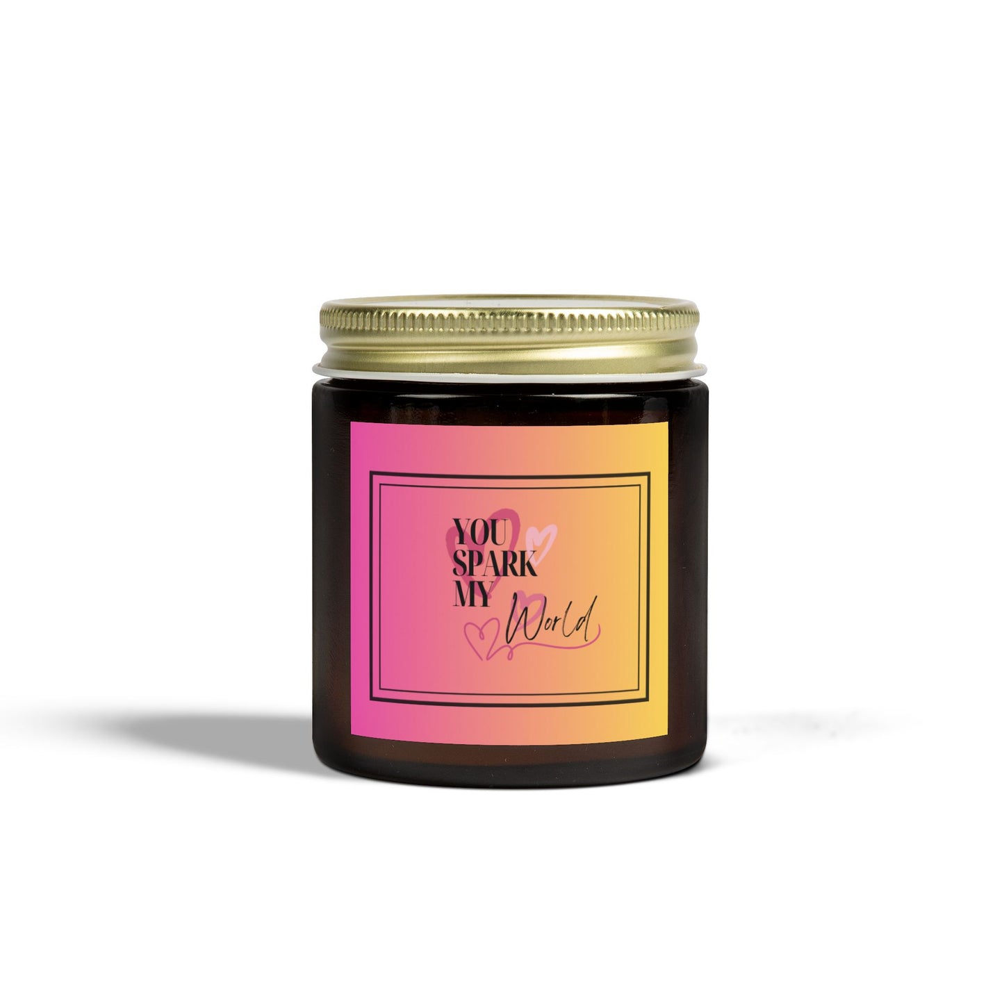 You spark my world-Candle(4oz, 9oz)