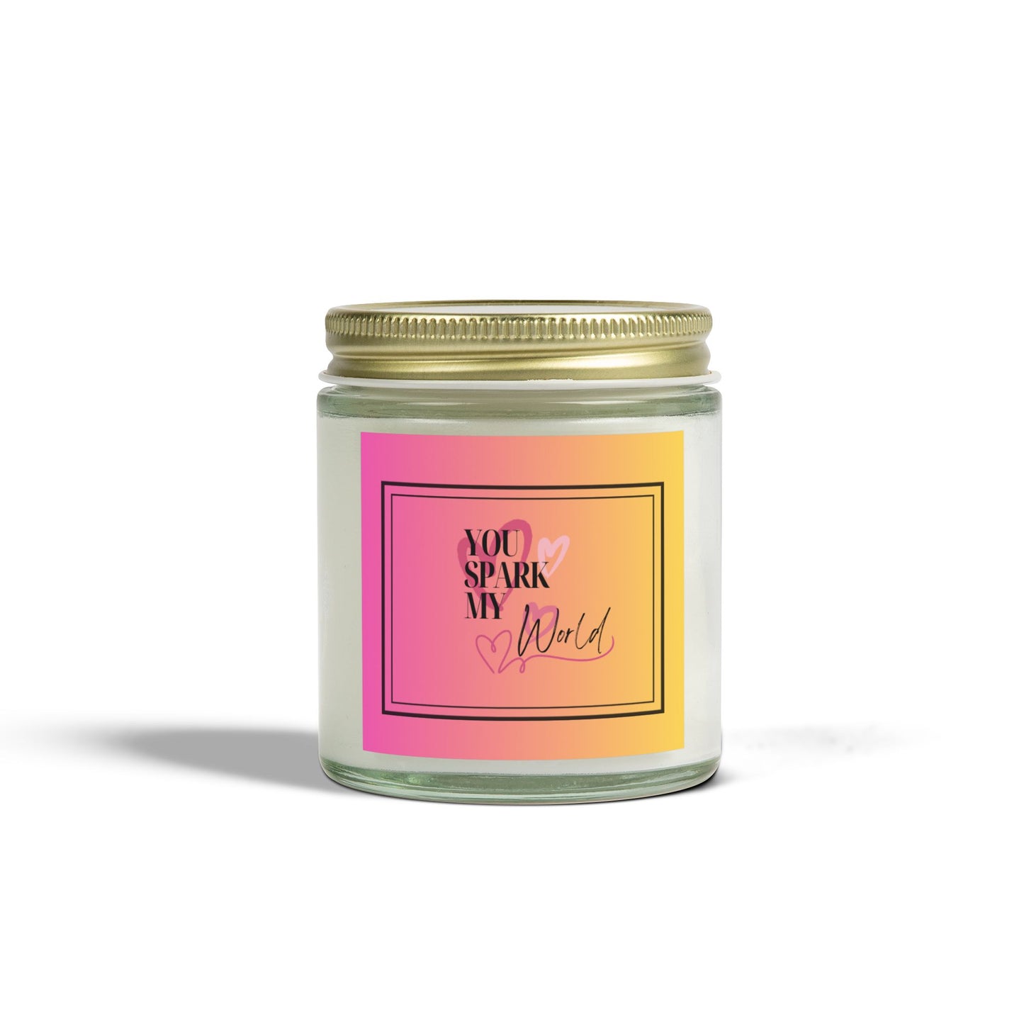 You spark my world-Candle(4oz, 9oz)